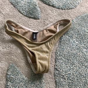 gold triangl bikini bottoms